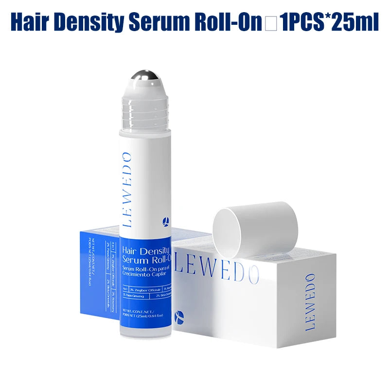 LEWEDO Rosemary Roll-On Hair Serum – Anti-Frizz & Oil Control