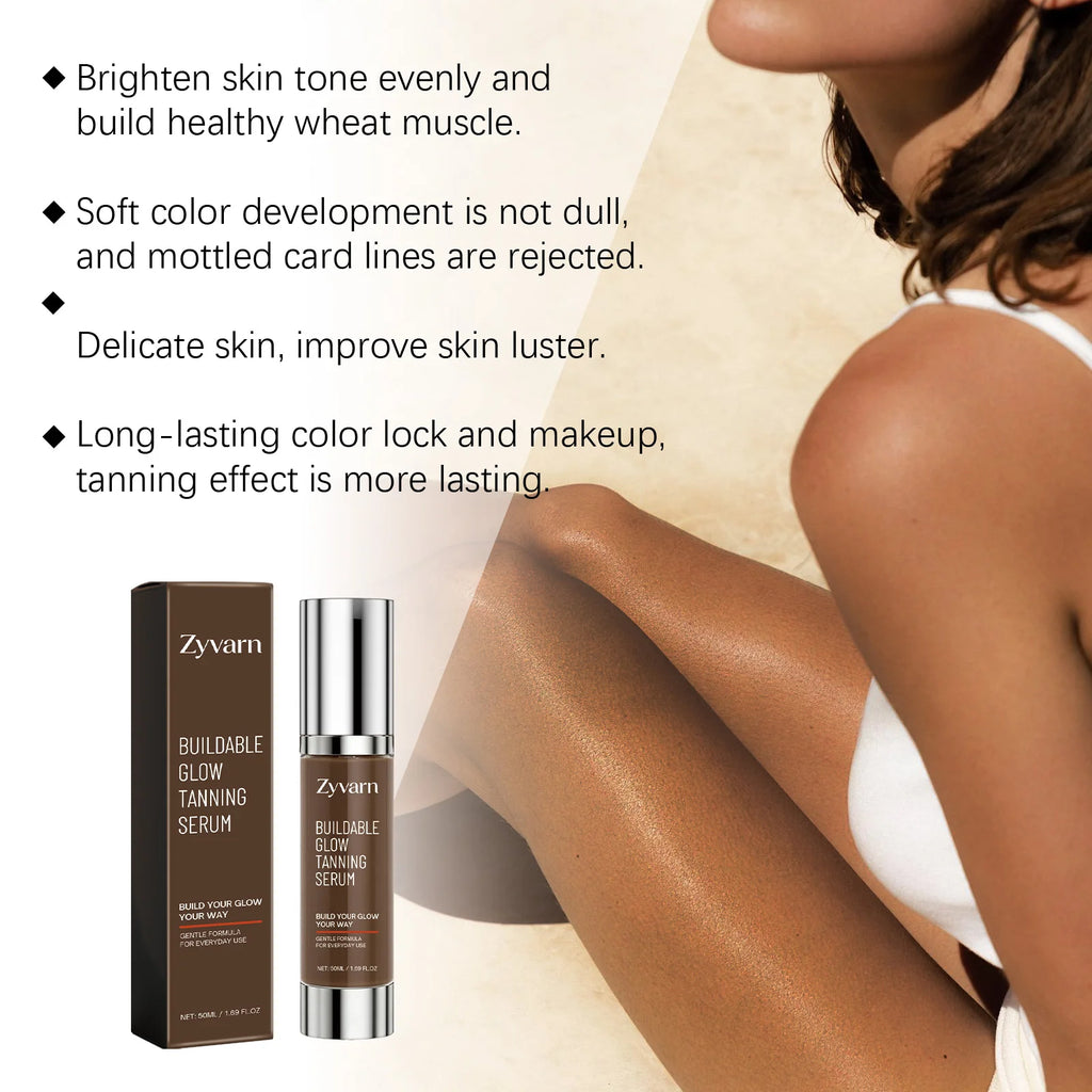 Black Essence Bronze Glow Serum – Luminous Moisturizing 50ml Self-Tanner Serum Oasis Select