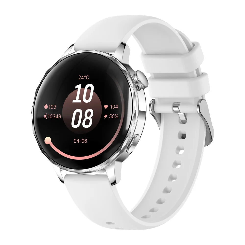 696 Fashion Smart Watch Women Blue Tooth Call Sports Fitness Bracelet Waterproof Music Heart Rate Sleep Lady Health Smartwatch Oasis Select SVWHS