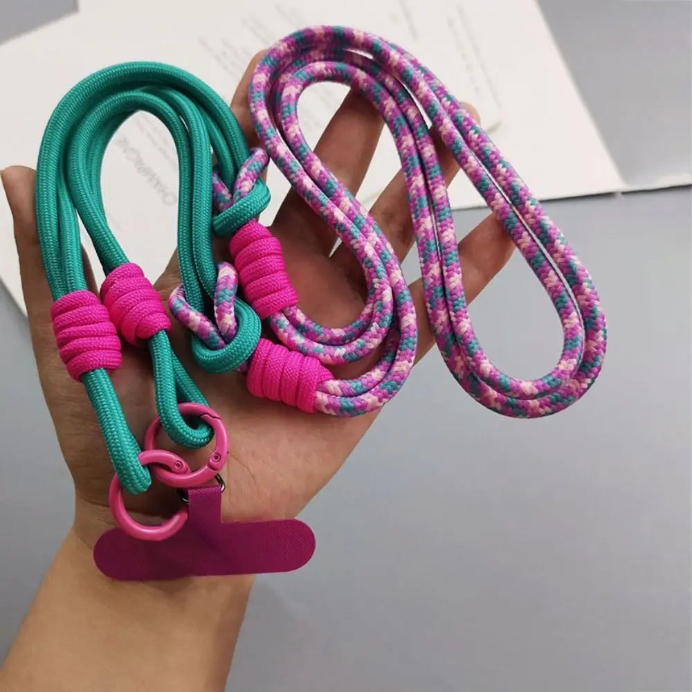 Anti Winding Mobile Phone Lanyard Neck Hanging Detachable Crossbody Phone Strap Bold Anti-Lost Mobile Phone Rope Chain Oasis Select