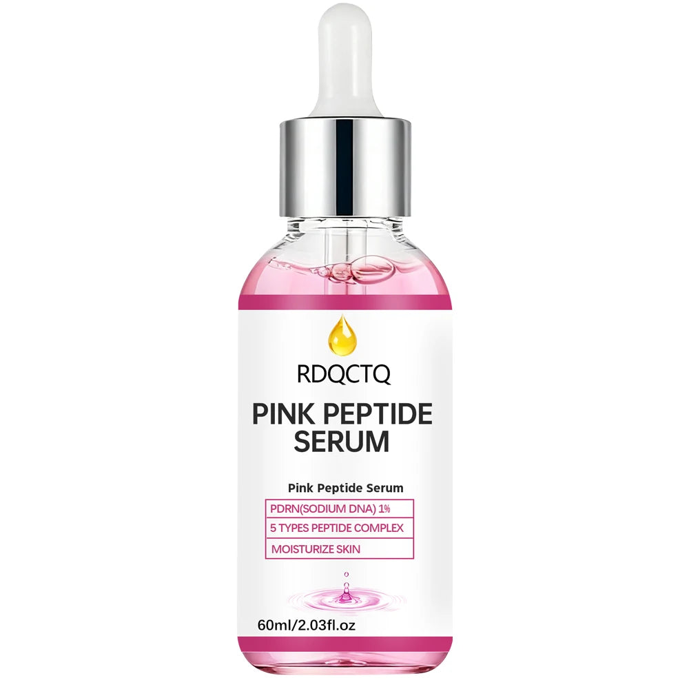 Pink Peptide Essence Serum | 1% PDRN & 5-Peptide Complex Peptide Face Serum Oasis Select 60g