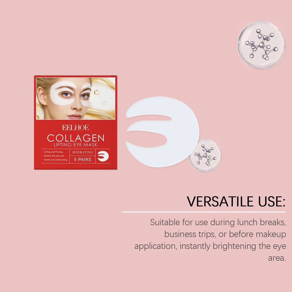 5/10/15/20 Pairs Collagen Eye Mask Lifting Firming Hydrating Under Eye Patches Niacinamide Dark Circles Nourishing Fine Lines Oasis Select
