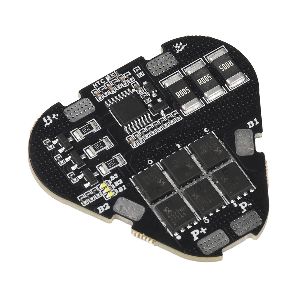 3S 12.6V Lithium Battery Protection Board 60A Balance Overcharge Over-Discharge Over-Current Short Circuit Over-Temp Protection Oasis Select Black