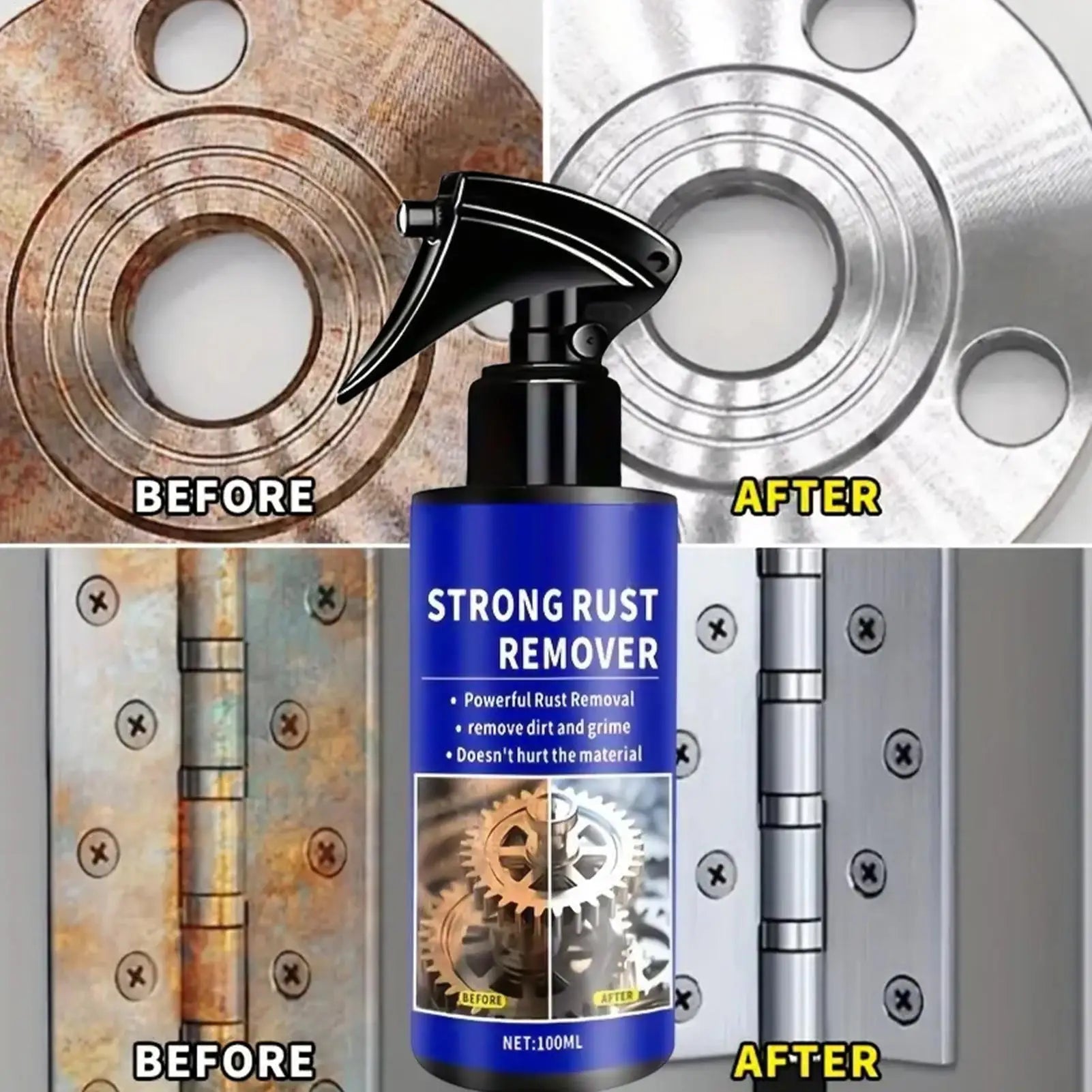 Anti-Rust Spray 100ml – Multi-Purpose Metal Rust Remover