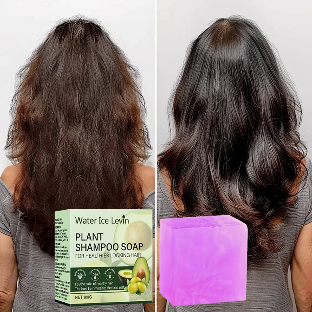 Collagen & Olive Oil Shampoo Soap Bar – Moisturizing Hair Cleanser Shampoo Soap Bar Oasis Select