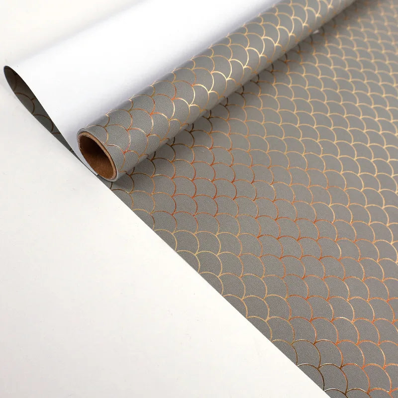 43x300cm Black Gold Gift Wrapping Paper Polka Bouquet Packaging Paper Christmas Valentines Day Birthdays Gifts Decorations Paper Oasis Select G