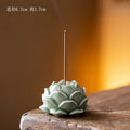 Lotus Incense Holder Incense Tray Tea Pet Tea Table Ornament Incense Burner Ceramic Aromatherapy Burner Incense Plate Chinese Oasis Select Stick Small Size