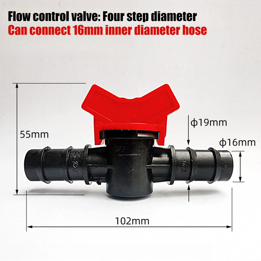 Waterstop By-pass Valve Male DN6/8/10/15/20 Thread Garden Hose Pipe Control Switch Garden Watering Irrigation System Accessories Oasis Select 4Points 16mm