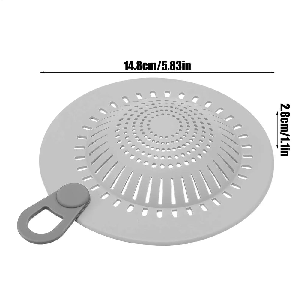 Silicone Drain Strainer Hair Catcher with Drain Holes for Bathroom Kitchen Shower Drain Hair Catcher Anti-blocking Sink Oasis Select