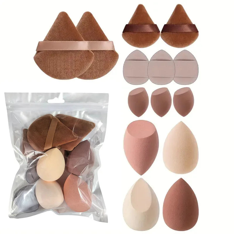 13/33pcs Professional Makeup Brush Set with Accessories for Combination Skin- Featuring Soft Brushes，Suitable for Beginners Oasis Select China Mainland 14pcs brown