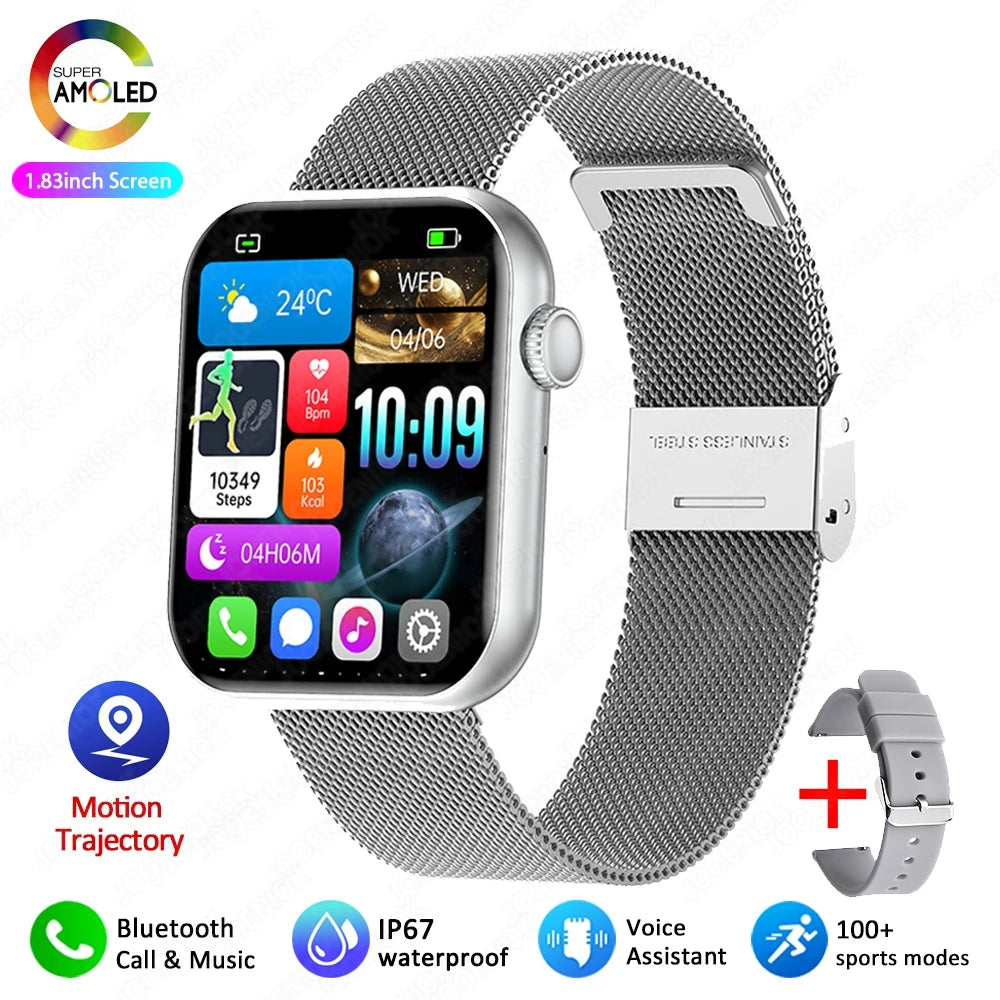 Jooeniok Women's Smartwatch – Bluetooth, AMOLED & Fitness Tracker