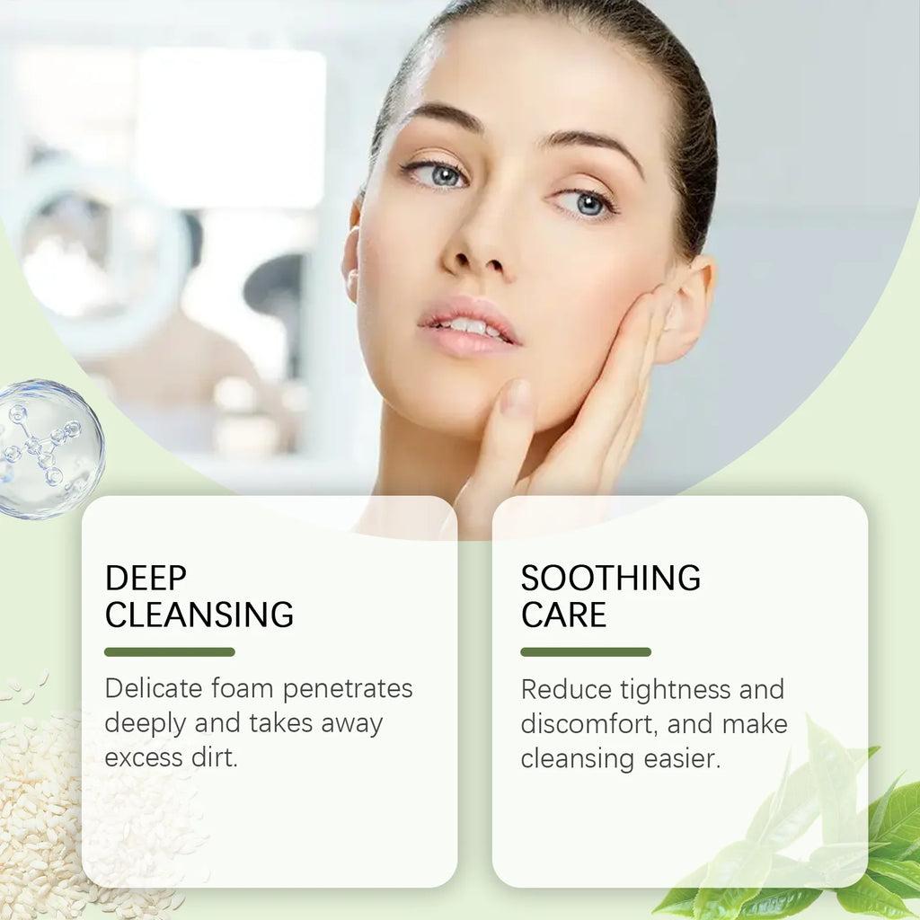 Green Tea Salicylic Acid Face Wash – Pore Refining & Oil Control Facial Cleanser Oasis Select