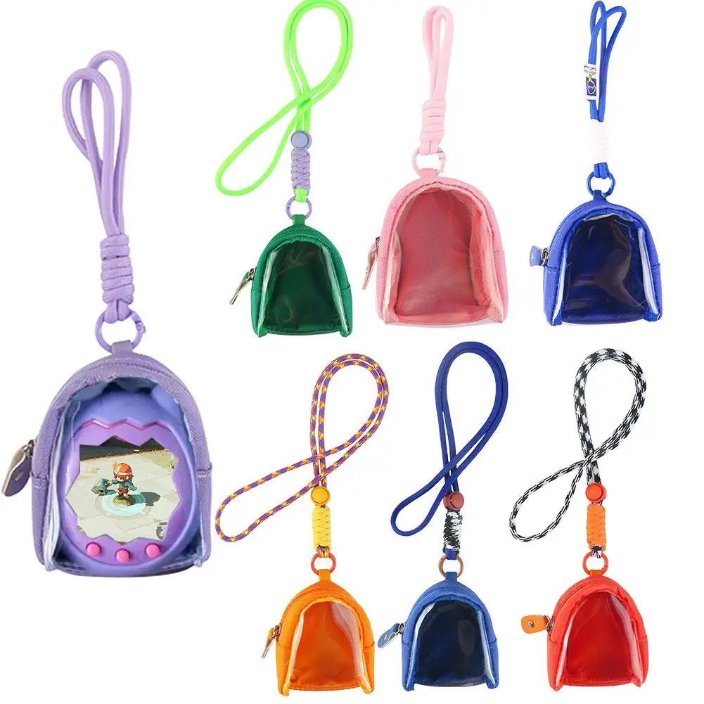 Tamagotchi Paradise Clear Storage Pouch with Lanyard