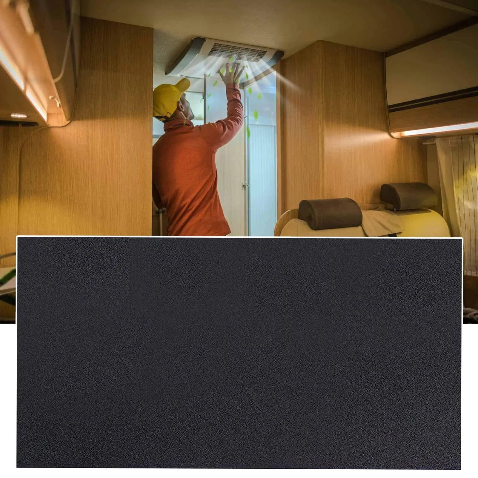 High Density Car Air Conditioner Activated Carbon Foam Filter Purifier Universal Water Filter Sheet Cooker Hood Extractor Filter Oasis Select