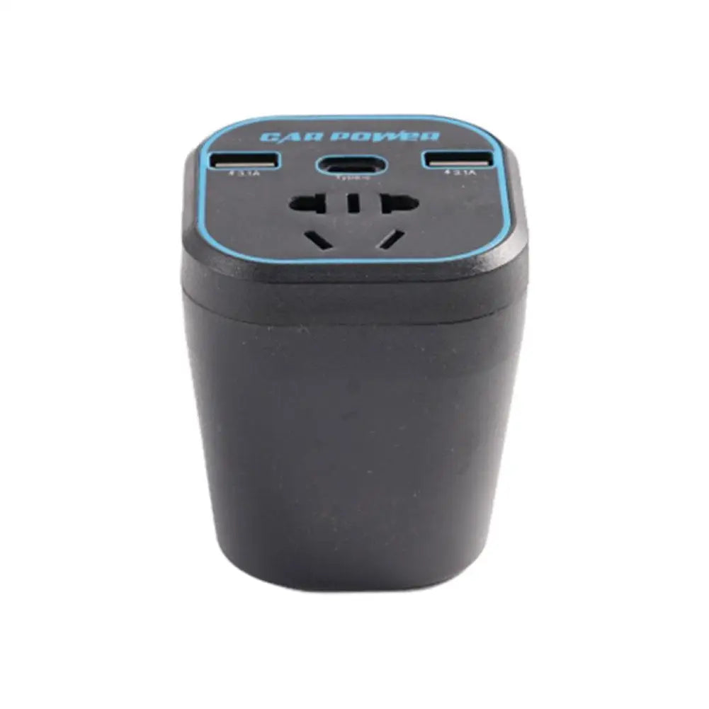 200W Car Power Inverter 12V/24V to 110–220V with USB-C Fast Charge Car Power Inverter Oasis Select B