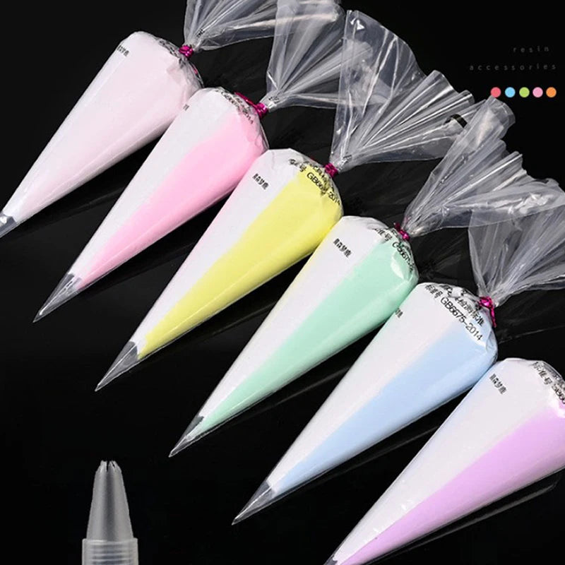 100g Two Color Whipped Cream Glue Diy Phone Case Materials Simulation Fake Decoden Cream Clay Glue With Nozzle Jewelry Making Oasis Select