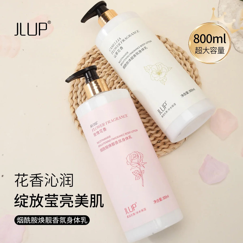 800ml Nicotinamide Body Lotion – Rose Scent, Hydrating & Brightening Body Moisturizer Lotion Oasis Select