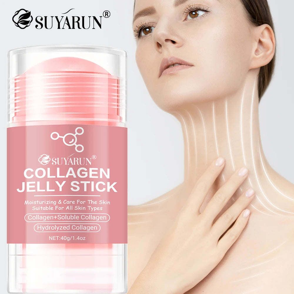 SUYARUN Collagen Jelly Neck Hand Foot Care Stick - Skin Tightening & Moisturizing Anti-Aging Elasticity Bar, New Beauty Tool. Oasis Select