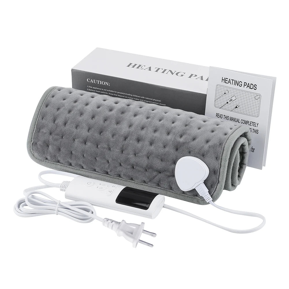 AFDEAL Electric Heated Blanket Pad 58x29cm – 9 Heat Settings