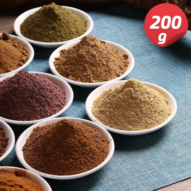 200g Natural Flower Incense Powder Lavender Rose Green Tea Cedar Myrrh Sandalwood Incense Seal Powdered Fragrant Material Oasis Select