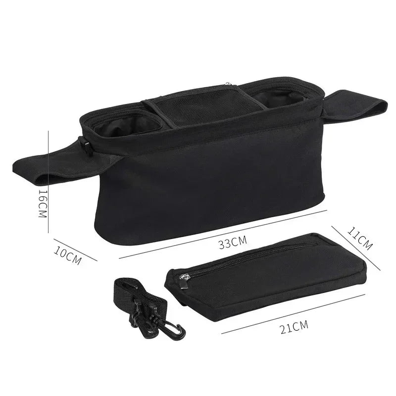 Baby Stroller Storage Large Capacity Travel Hanging Bag Mummy Bag Phone Bottle Holder Pram Diaper Bags Baby Stroller Accessories Oasis Select
