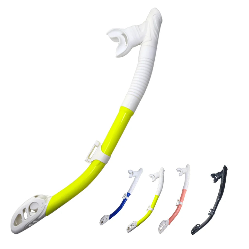 Dry Snorkel Soft Tube for Scuba Diving, Snorkeling, Freediving, Spearfishing with Hypoallergenic Silicone Mouthpiece Oasis Select