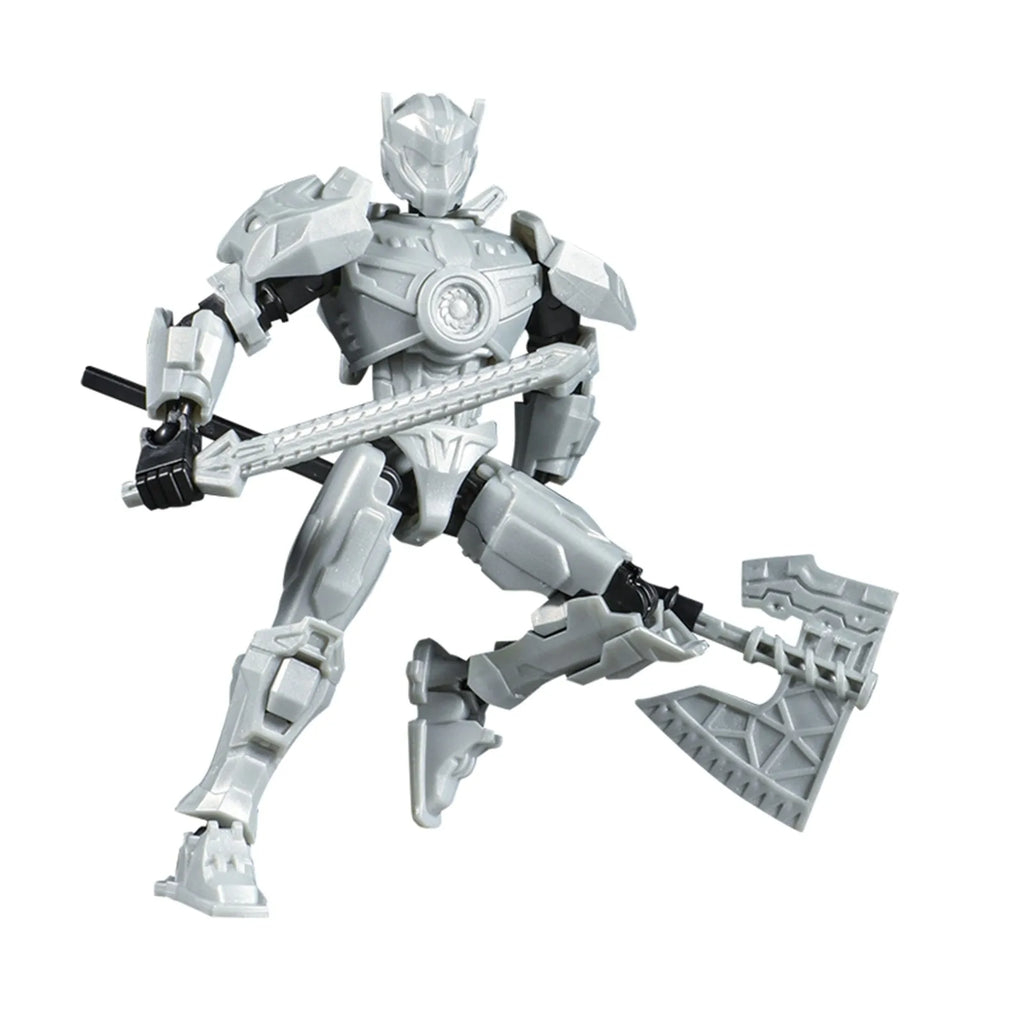 New 3d Printed T13 Mechwarrior Project Action Figure Toys Dummy 13 Multi-Jointed Movable Custom Accessories Gift Toys Oasis Select Light Gray One Size