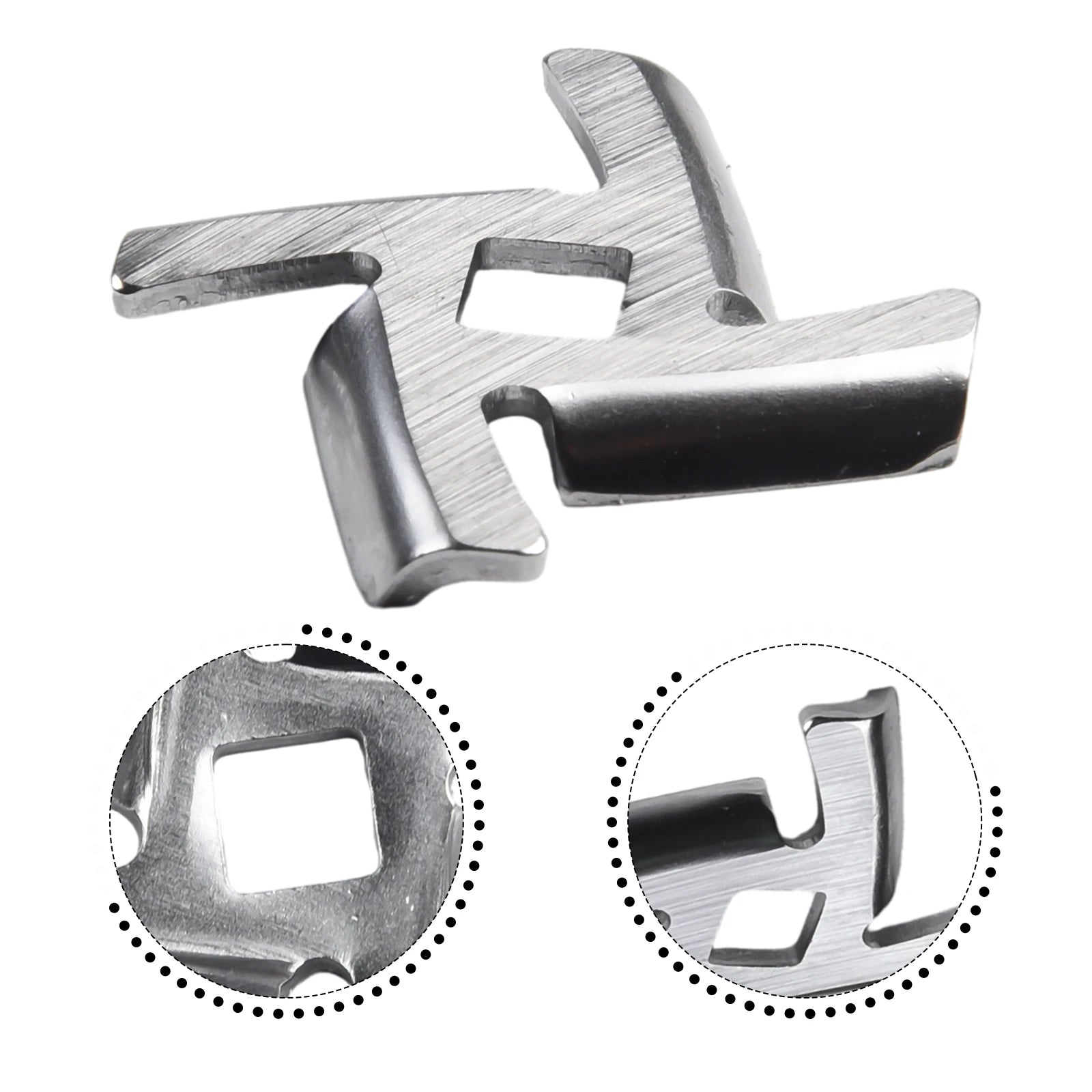 Stainless Steel Meat Grinder Blade 8mm – MGB Series Parts