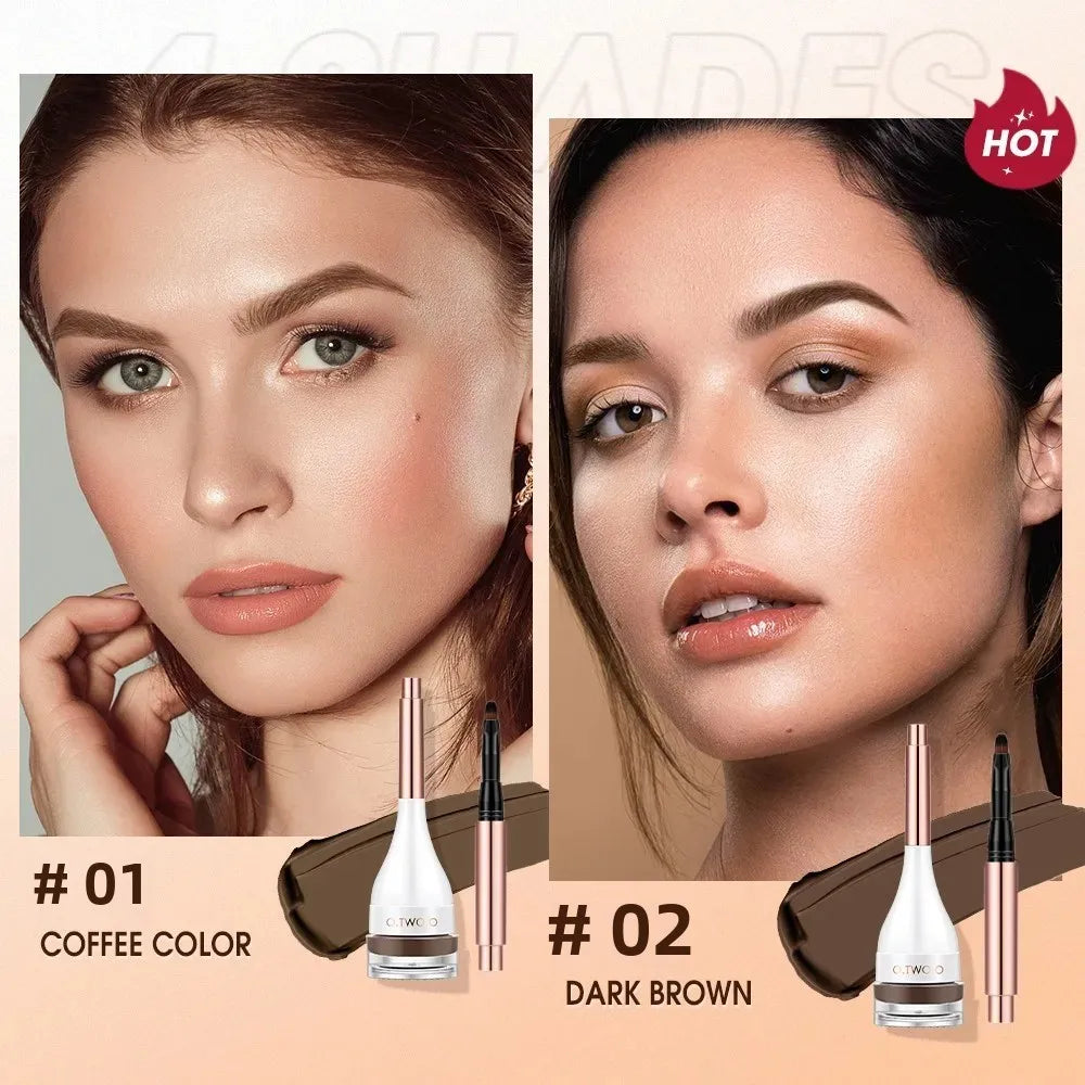 O.TWO.O Waterproof Eyebrow Pomade Gel – Smudge-Proof Brow Tint