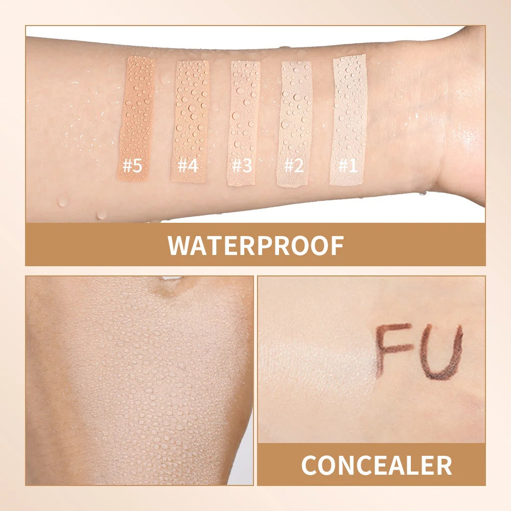 Matte Foundation Stick Waterproof Coverage Travel Flawless Eraser Foundation Stick Lightweight Enhance Skin Radiance Face Makeup Oasis Select