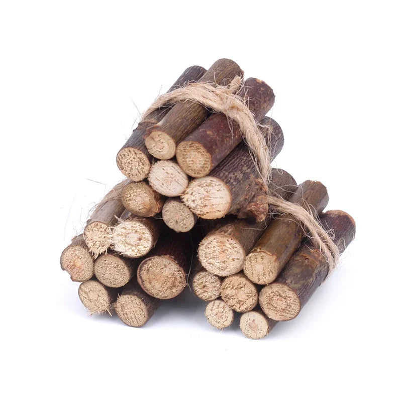 2/5Bundles 1:12 Dollhouse Miniature Bonfire Firewood Model Party Living Scene Decor Toy Doll House Accessories Oasis Select