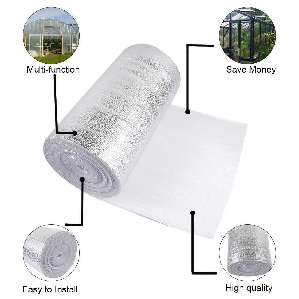 20-50cm 5M Aluminum Foil Thermal Insulation Film Save On Heating Costs Easy To Install And Cut Fit For Various Radiator Models Oasis Select
