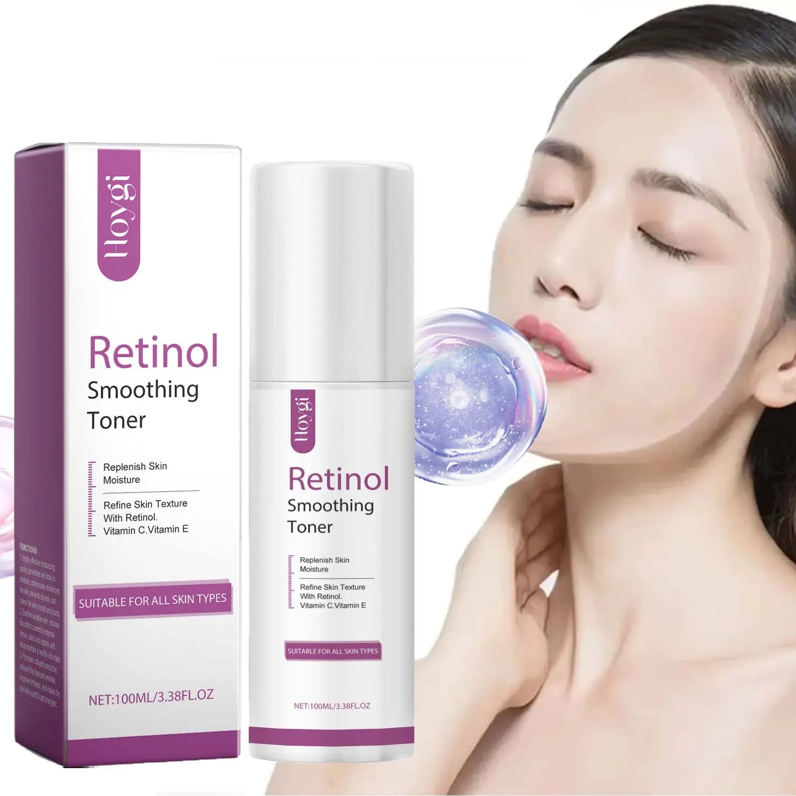 Hoygi Retinol Toner 100ml – Firming, Brightening & Anti-Aging Retinol Face Toner Oasis Select