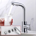 Rotatable Single Handle Hot & Cold Basin Faucet | Kitchen & Bath