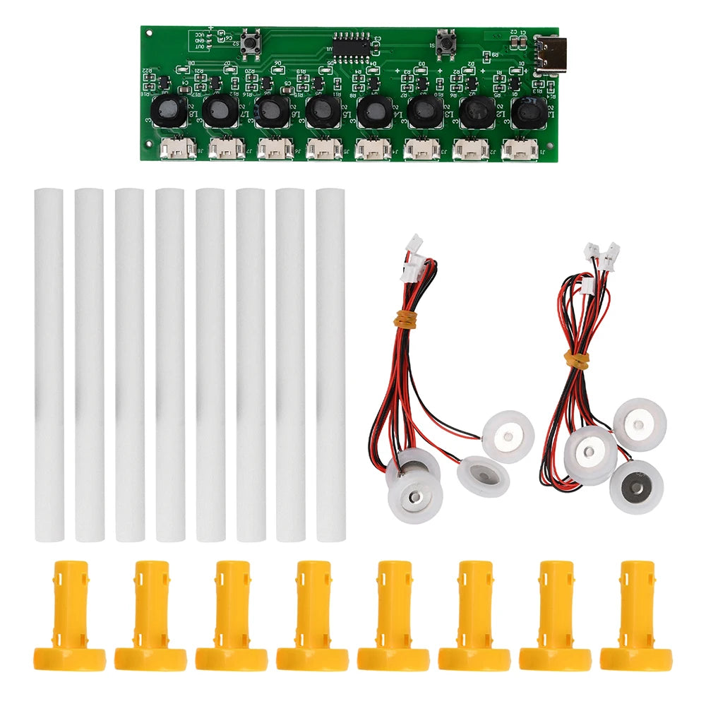 Humidifier Module DIY Kit Nebulizing Control Board Ultrasonic Nebulizer Mist Driver Circuit Board Interface 8 Nozzle Oasis Select A