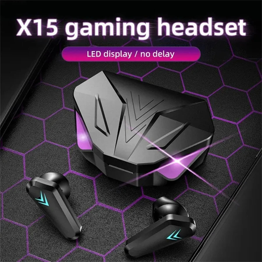 New TWS Gaming Earbuds Wireless Bluetooth Earphones With Mic Bass Audio Sound Positioning 9D Stereo Music HiFi Headset For Gamer Oasis Select
