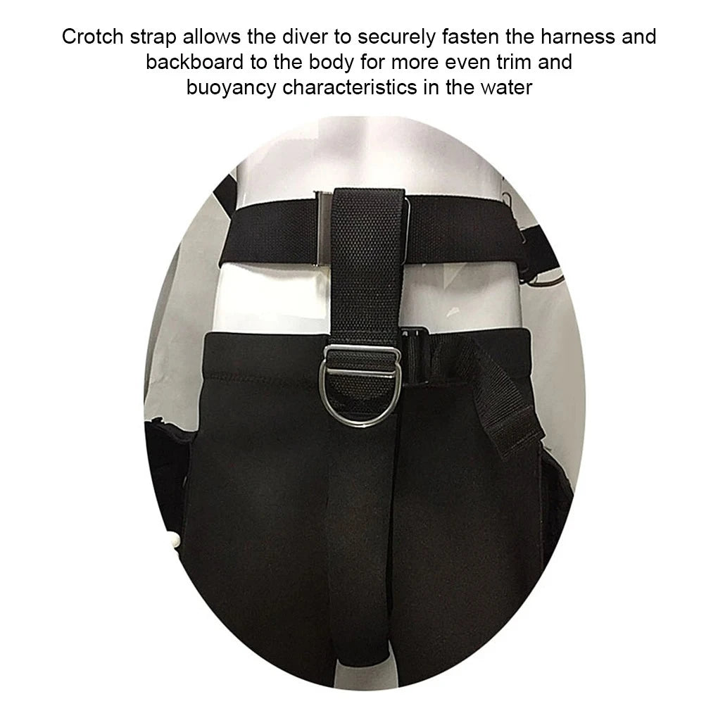 Adjustable Scuba Dive Crotch Straps Diving Harness Jacket Compensators Belt Professional Wide Freediving Webbing Accessory ﻿ Oasis Select