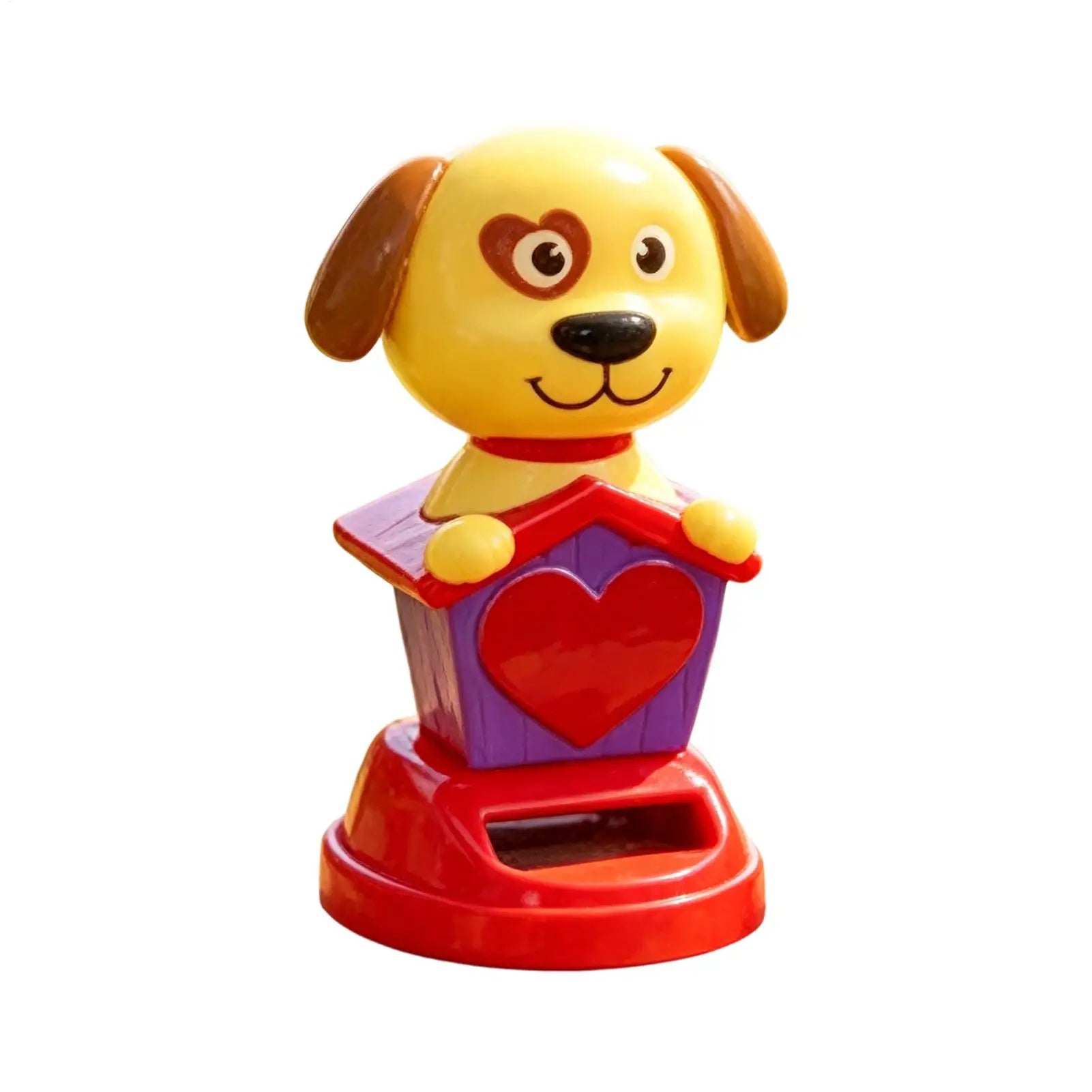 Solar Bobblehead Dog Dashboard Figurine | Car Decor Ornament