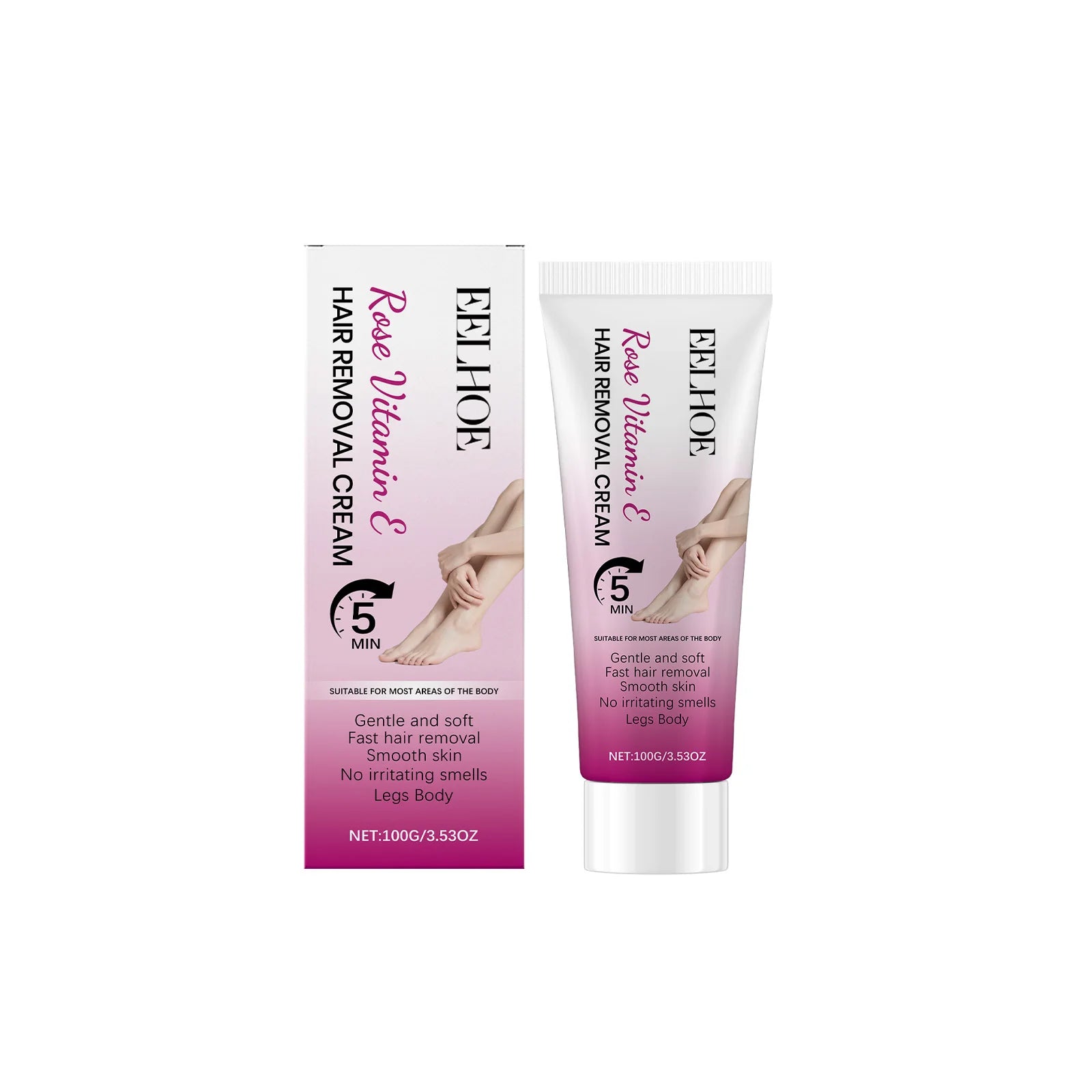 Eelhoe Gentle Hair Removal Cream – Painless & Smooth 100g Hair Removal Cream Oasis Select 100g Boxed