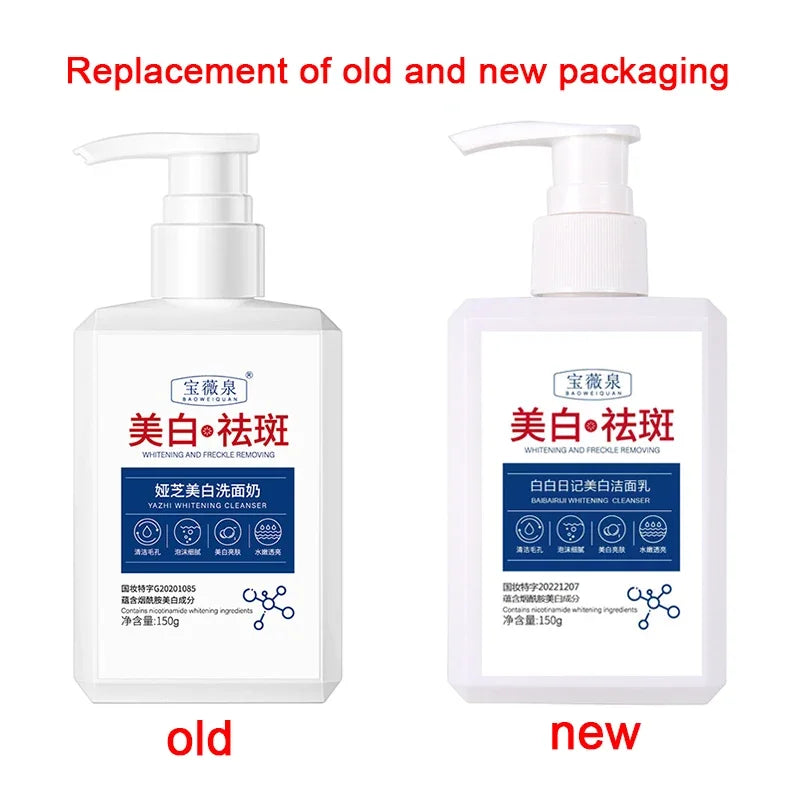 150g Niacinamide Whitening Facial Cleanser Cleanser Gentle Moisturizing Deep Cleansing Brighten Skin Oasis Select
