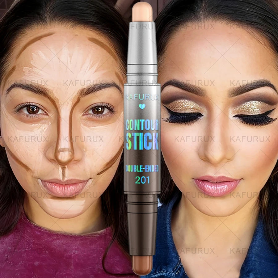 KAFURUX Dual-Ended Contour & Concealer Stick | Long-Lasting