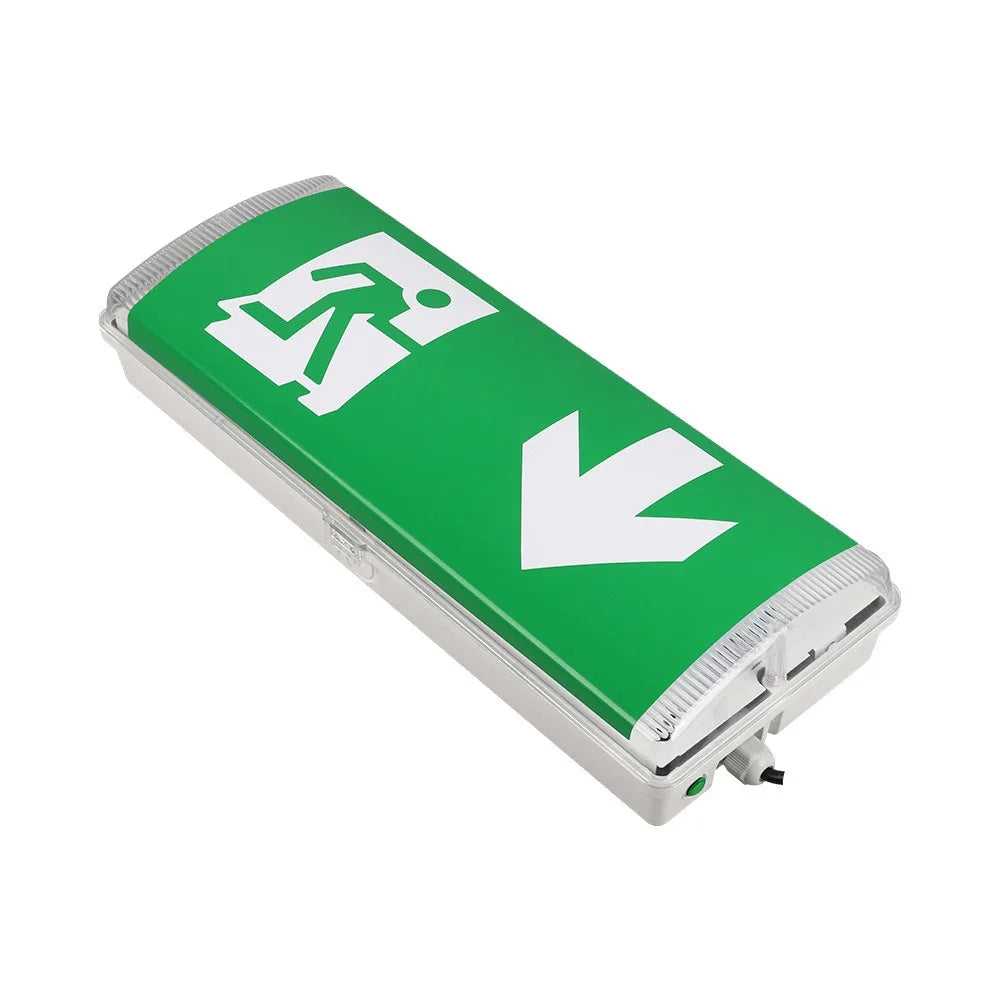 SHINEKNOT IP65 LED Emergency Exit Light – 24Hr 100-280V