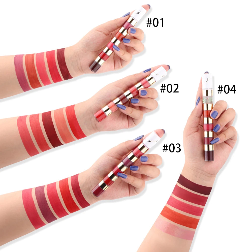 Lip Stain Non-Sticky Long-lasting Lock Color Matte Lip Gloss Lipstick Waterproof Y2K Fancy Fashion Birthday Christmas Present Oasis Select