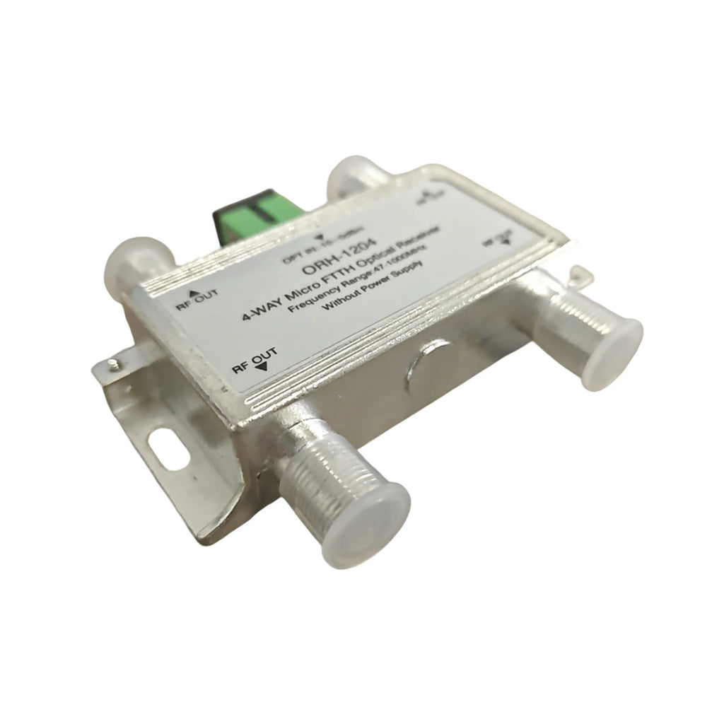 FTTH Optical Receiver Cable TV User Optical-to-Electrical Converter Home Network Mini Optical Connector Dual-Fiber CATV Dedicate Oasis Select 1204
