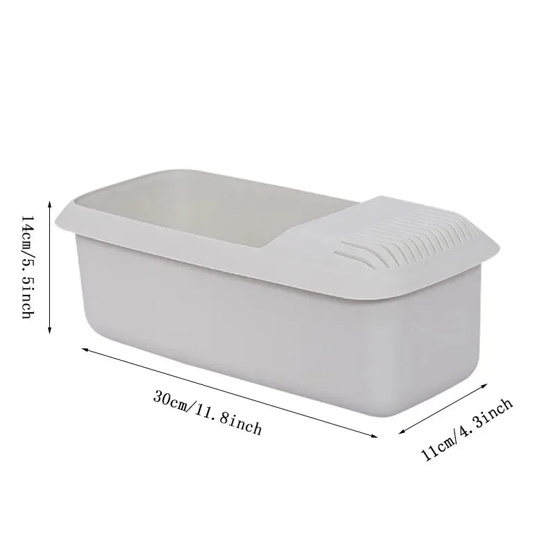 Microwave Noodles Pasta Cooker with Strainer Eco-Friendly Plastic Spaghetti Vegetable Steamer Dishwasher Kitchen Accessories Oasis Select