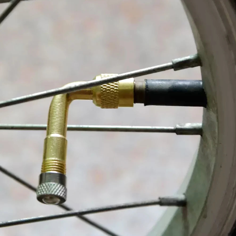 Motorcycle 45 90 135 Degree Angle Bent Valve Adaptor Tyre Tube Valve Extension Adapter for Truck Car Moto Bike Motorcycle Oasis Select