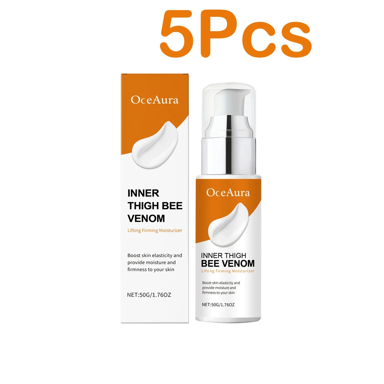 Inner Thigh Firming Cream Tightening Improve Sagging Skin Lifting Firming Buttocks Body Contouring Reduces Cellulite Appearance Oasis Select 5 x 50g Boxed
