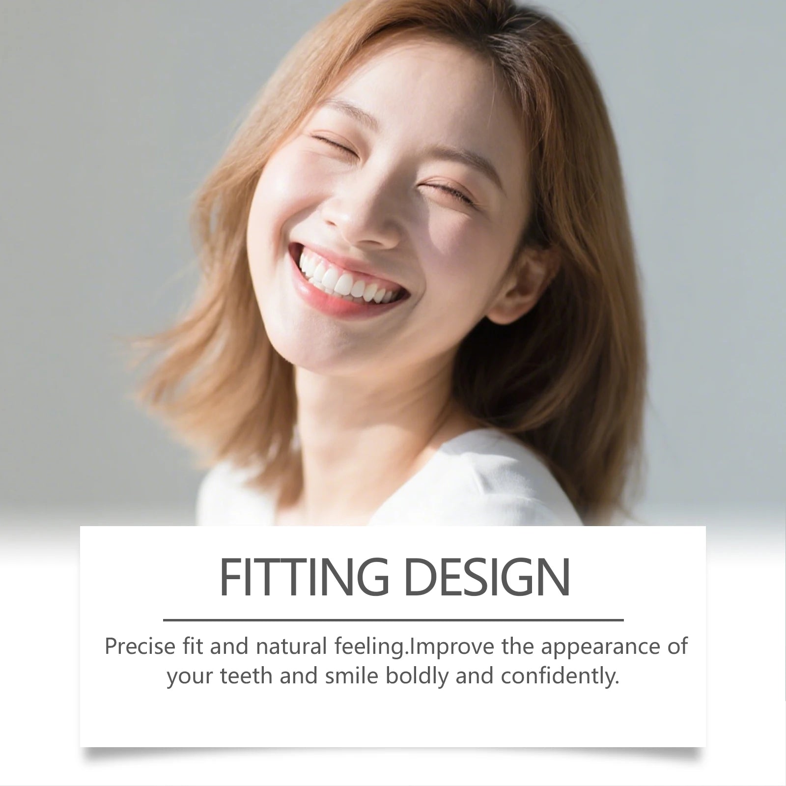 Adjustable Clip-On Dentures - Enhances Smile Aesthetics, Made of Comfortable Material, Dental Cosmetic Cover Oasis Select