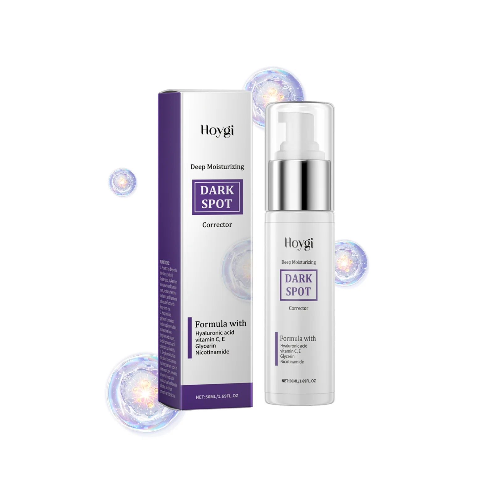 Hoygi Nicotinamide Brightening Face Cream – Fade Dark Spots Brightening Face Cream Oasis Select 50ml boxed