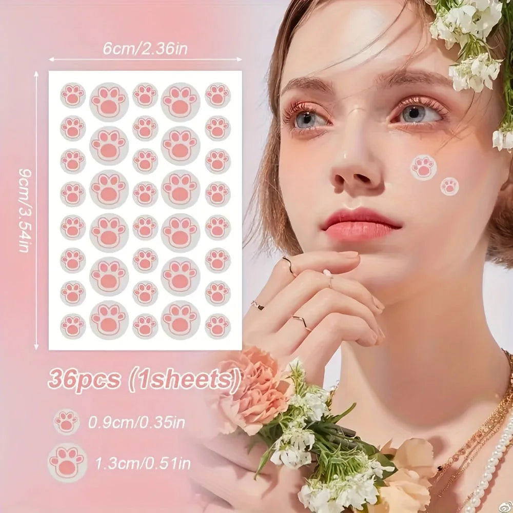 216 pieces of cat scratch cute design water-based gel acne patch - alcohol free, odorless, non irritating, cute acne patch Oasis Select
